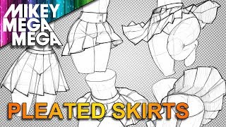 How To Draw SKIRTS FROM BASIC SHAPES [upl. by Rhtaeh79]