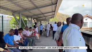 Malaise au Département  1er jour dune grève illimitée [upl. by Doykos405]