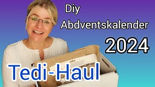 TEDI HAUL diy Adventskalender 2024 [upl. by Gnart]