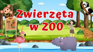 Zwierzęta dla Dzieci  Zwierzęta w ZOO  Odgłosy Zwierząt  Bajka Edukacyjna po Polsku [upl. by Katti530]