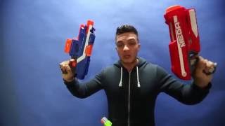 NERF BLASTER CHALLENGE [upl. by Nnoryt]