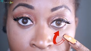 WATCH ME PUT ON FRESHLOOK HAZEL COLORBLENDS CONTACT LENSES🔥 [upl. by Cuda]