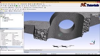 4 Ansys tetrahedron meshing method [upl. by Vittorio345]