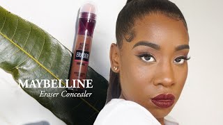 MAYBELLINE INSTANT ANTI AGE ERASER CONCEALER REVIEW [upl. by Quintilla]