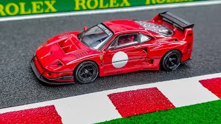 INNO64 Ferrari F40 LBWK RED 164 Scale Diecast Model Unboxing and Review [upl. by Aniryt668]