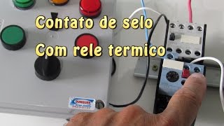 Contato de selo com rele termico [upl. by Atilemrac]