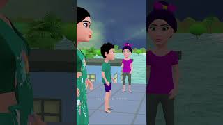 Barish barish bahut barish ho raha haicomedytimetoons funny comedy animated 3danimation bhabhi [upl. by Eybba]