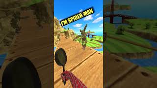 SpiderMan VR IS A VILLAIN vr virtualreality spiderman gaming [upl. by Oflodur]