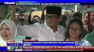 Sandiaga Uno Celupkan Tiga Jarinya Usai Mencoblos [upl. by Esirahs931]