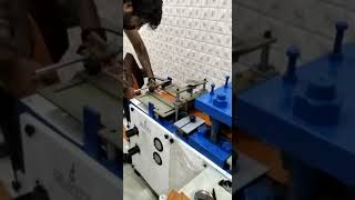 Jeans Label Leather Embossing Machine New [upl. by Monney403]