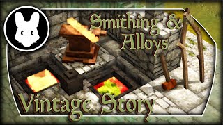 Vintage Story  Smithing amp Alloys  How to Handbook Bit By Bit a [upl. by Ahsenom]