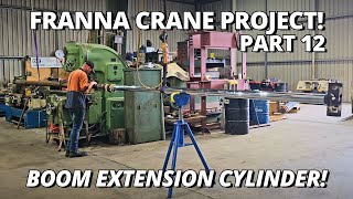 Boom Extension Cylinder Tear Down  Franna Crane Project  Part 12 [upl. by Devitt766]