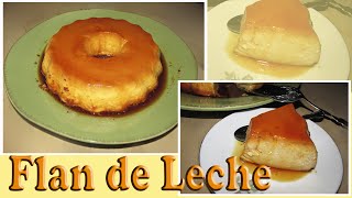 Como preparar Flan de Leche [upl. by Idissak]