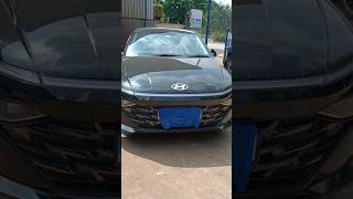 Hyundai Verna black 😍 hyundaiverna walkaround music song automobile luxurycars [upl. by Atineg]