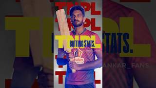 When the bat talks the crowd listens Check out Vijay Shankars TNPL batting stats vijayshankar [upl. by Allerbag]