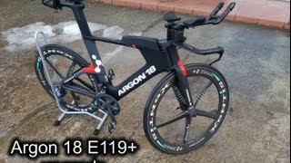 Argon 18 E119 triathlon upgrade [upl. by Shoshanna37]