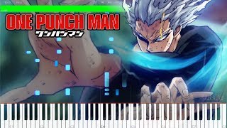 Garous Theme  One Punch Man S2 OST Epic Piano Tutorial [upl. by Simmie]