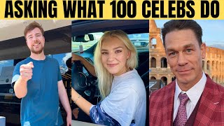 I Asked 100 Celebrities What They Do For A Living Daniel Mac Compilation [upl. by Diskin]