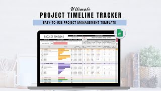 Gantt Chart  Project Management Google Sheets Template [upl. by Electra]