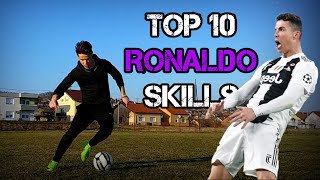 Learn 10 CRISTIANO RONALDO Skills 2019 Tutorial  UFS2000 [upl. by Enitsrik]