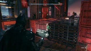 Batman Arkham Knight  PS4  Occupy Gotham  Founders Island Watchtower 9 Blind Hard [upl. by Bearnard]