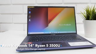 Asus Vivobook 14quot Ryzen 5 3500U Budget MidRange Laptop [upl. by Boggers]