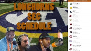 Texas Longhorns SEC Schedule [upl. by Ahse]