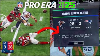 283 Comeback Challenge in NFL Pro Era  Recreating the Patriots Historic Win In VR [upl. by Koeppel]