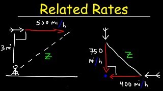 Related Rates  Airplane Problems [upl. by Nodab]