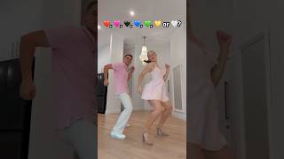 WE NEED TO KNOW 😅  APT DANCE ROSÉ amp Bruno Mars  dance trend viral couple funny shorts [upl. by Nalliuq678]