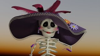 La Catrinacanción infantil  Animación de calaveritas para niños [upl. by Guillaume]