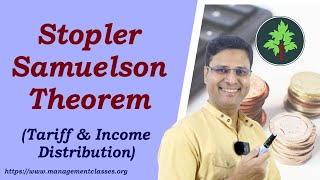 Stolper Samuelson Theorem  Tariff amp Income Distribution in Hindi [upl. by Elocim]