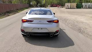 Infiniti Q60 with Borla Exhaust and aFe Lower Downpipes [upl. by Sivla]