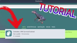 COMO USAR O APP DODODEX RECEITAS🤪 do ARK SURVIVAL EVOLVED MOBILE [upl. by Sisto]