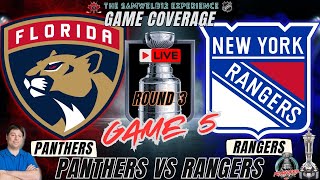 Epic New York Rangers vs Florida Panthers game 5  NHL Playoffs [upl. by Adnamaa]