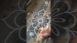 Muggulu without dots rangoli design like subscribe shorts [upl. by Portia]