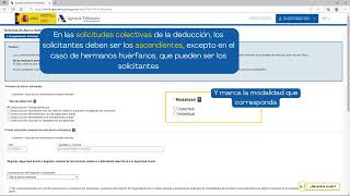 Solicitud de abono anticipado de deducción por familia numerosa [upl. by Christie]