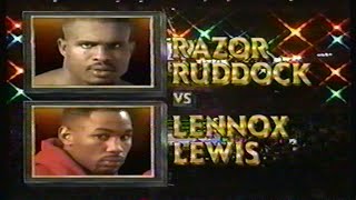 Razor Ruddock vs Lennox Lewis [upl. by Silvers]