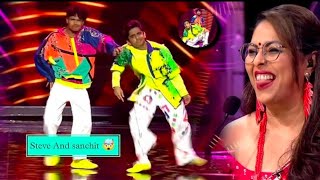 NEW   Steve And sanchit Frist performance in Indias best dancer season 4 Ganesh Utsav Special [upl. by Aliel]