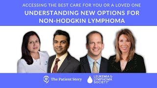 New Options for NonHodgkin Lymphoma Patients amp Doctors Discuss the Latest LIVE The Patient Story [upl. by Yrrek]