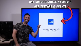 La tua TV è pronta per il DVBT2 Scoprilo subito con questo Canale SEGRETO [upl. by Inna]