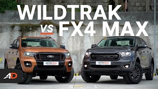 Ford Ranger Wildtrak vs Ford Ranger FX4 Max Review  Behind a Desk Comparo [upl. by Avra]