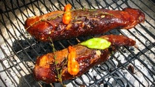 Candied Pork Tenderloins On The BBQ [upl. by Eserehs]