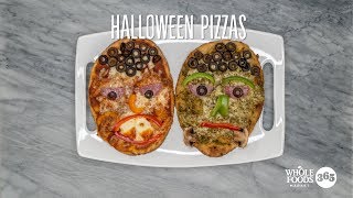 Halloween Pizzas  Recipes  Whole Foods Market 365 [upl. by Kiele36]