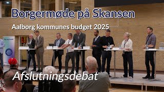 Aalborg Kommunes budget 2025  Afslutningsdebat med Clement Kjersgaard [upl. by Lorrad]