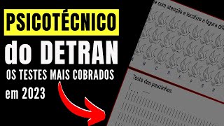 PSICOTECNICO DETRAN 2023 – Testes de atenção  Exames psicológicos  Avaliação Psicológica Detran [upl. by Enilegnave326]