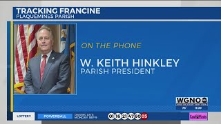 Plaquemines Parish President Keith Hinkley on Hurricane Francine [upl. by Anigue574]