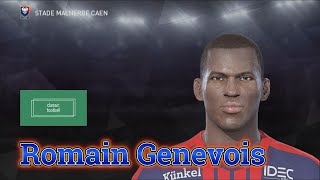 Romain Genevois  PES Clasico Face Bodyamp Stats [upl. by Etnauj]