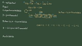39 Formulación orgánica ejercicio de formulación de aldehídos [upl. by Riocard956]