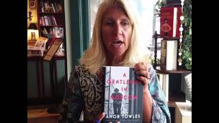 Mary Recommends A GENTLEMAN IN MOSCOW by Amor Towles [upl. by Airym]